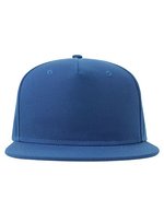Atlantis Snap Five-S Cap aus recyceltem Polyester, Black One Size, AT530 – Royal