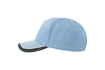 Atlantis Star-S Cap aus Bio-Baumwolle für Kinder, Columbia Blue/Navy One Size, AT532 – Bild 5