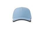 Atlantis Star-S Cap aus Bio-Baumwolle für Kinder, Columbia Blue/Navy One Size, AT532 – Bild 7