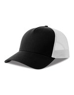 Casquette Rapper Cotton-S – Noir/Blanc
