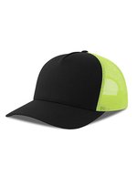 Casquette Rapper Cotton-S – Black/Yellow Fluo