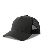 Casquette Rapper Cotton-S – Gris fonce/Noir
