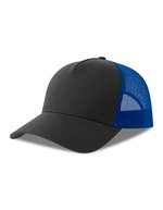 Casquette Rapper Cotton-S – Gris fonce/Royal