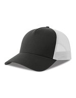 Casquette Rapper Cotton-S – Gris fonce/Blanc