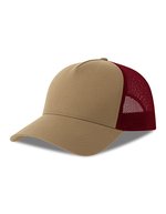 Casquette Rapper Cotton-S – Kaki/Bordeaux