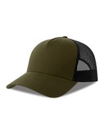 Casquette Rapper Cotton-S – Olive/Noir