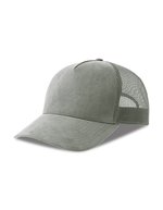 Casquette Rapper Suede-S – Gris