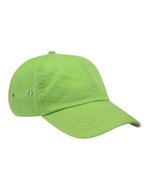 Atlantis Verwaschene Chino-Baumwolle Action Cap – Acid Green