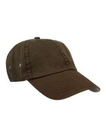 Atlantis Verwaschene Chino-Baumwolle Action Cap – Brown