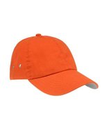 Atlantis Verwaschene Chino-Baumwolle Action Cap – Orange