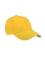 Atlantis Verwaschene Chino-Baumwolle Action Cap, Acid Green One Size, AT601 – Yellow