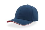 Atlantis Pilot Piping Sandwich Cap aus Baumwolle – Natural/Navy/Natural