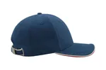 Atlantis Pilot Piping Sandwich Cap aus Baumwolle, Navy/White One Size, AT602 – Bild 6