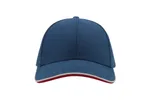Atlantis Pilot Piping Sandwich Cap aus Baumwolle, Navy/White One Size, AT602 – Bild 7