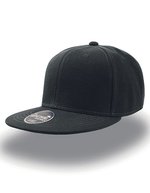 Atlantis Snap Back Cap mit PVC-Verschluss, Black One Size, AT603 – Bild 2