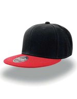 Atlantis Snap Back Cap mit PVC-Verschluss – Black/Red