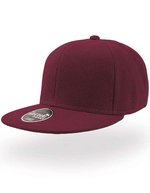 Atlantis Snap Back Cap mit PVC-Verschluss – Burgundy