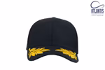Atlantis Baumwoll-Cap mit Metallverschluss, Black One Size, AT605 – Bild 3