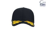 Atlantis Baumwoll-Cap mit Metallverschluss, Black One Size, AT605 – Bild 3