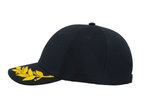 Atlantis Baumwoll-Cap mit Metallverschluss, Black One Size, AT605 – Bild 5