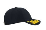 Atlantis Baumwoll-Cap mit Metallverschluss, Black One Size, AT605 – Bild 6