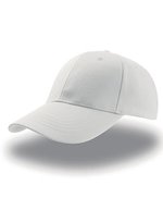 Atlantis Zoom Cap mit Klettverschluss und Luftlöchern, Black One Size, AT608 – White