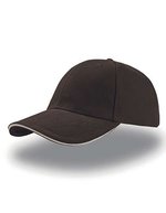 Atlantis Liberty Sandwich Cap aus Baumwolle – Brown/Natural