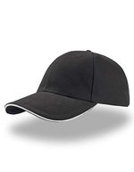 Atlantis Liberty Sandwich Cap aus Baumwolle – Dark Grey/White