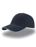 Atlantis Liberty Sandwich Cap aus Baumwolle, Turquoise/White One Size, AT610 – Navy/White