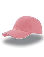 Atlantis Liberty Sandwich Cap aus Baumwolle, Turquoise/White One Size, AT610 – Pink/White
