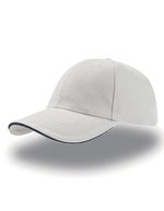 Atlantis Liberty Sandwich Cap aus Baumwolle, Turquoise/White One Size, AT610 – White/Navy