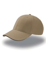 Atlantis Sport Sandwich Cap mit Baumwolleinsatz – Khaki/Navy