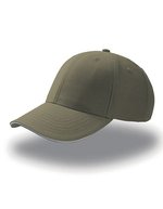 Atlantis Sport Sandwich Cap mit Baumwolleinsatz, Black/Black One Size, AT612 – Olive/White