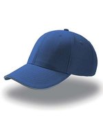 Atlantis Sport Sandwich Cap mit Baumwolleinsatz, Black/Black One Size, AT612 – Royal/White