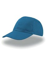 Atlantis Baumwoll Six Panel Cap mit Klettverschluss – Royal
