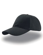 Atlantis Liberty Six Cap aus Baumwolle, Black One Size, AT614 – Bild 2