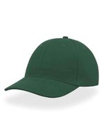 Atlantis Liberty Six Cap aus Baumwolle, Black One Size, AT614 – Verde bottiglia