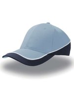 Atlantis Racing Cap mit kontrastierenden Farben, Light Blue/Navy One Size, AT615 – Light Blue/Navy