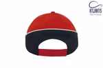 Atlantis Racing Cap with Contrasting Colours, Black/Grey One Size, AT615 – image 4
