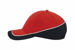 Atlantis Racing Cap with Contrasting Colours, Black/Grey One Size, AT615 – image 5