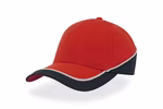 Atlantis Racing Cap with Contrasting Colours, Black/Grey One Size, AT615 – image 7