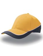 Atlantis Racing Cap mit kontrastierenden Farben, Light Blue/Navy One Size, AT615 – Yellow/Navy