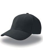 Atlantis Pilot Cap aus 100% Baumwolle, 6-Panel, Black One Size, AT623 – Bild 2