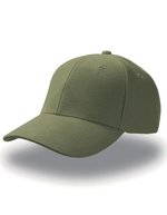 Atlantis Pilot Cap aus 100% Baumwolle, 6-Panel, Black One Size, AT623 – Olive