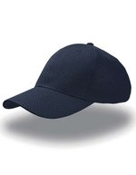 Atlantis Strukturierte Polyester Cap mit Klettverschluss, Red One Size, AT626 – Marine