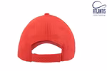 Atlantis Strukturierte Polyester Cap mit Klettverschluss, Red One Size, AT626 – Bild 4