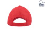 Atlantis Strukturierte Polyester Cap mit Klettverschluss, Red One Size, AT626 – Bild 4