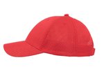 Atlantis Strukturierte Polyester Cap mit Klettverschluss, Red One Size, AT626 – Bild 5
