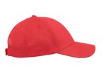 Atlantis Strukturierte Polyester Cap mit Klettverschluss, Red One Size, AT626 – Bild 6