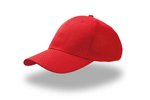 Atlantis Strukturierte Polyester Cap mit Klettverschluss, Red One Size, AT626 – Bild 7